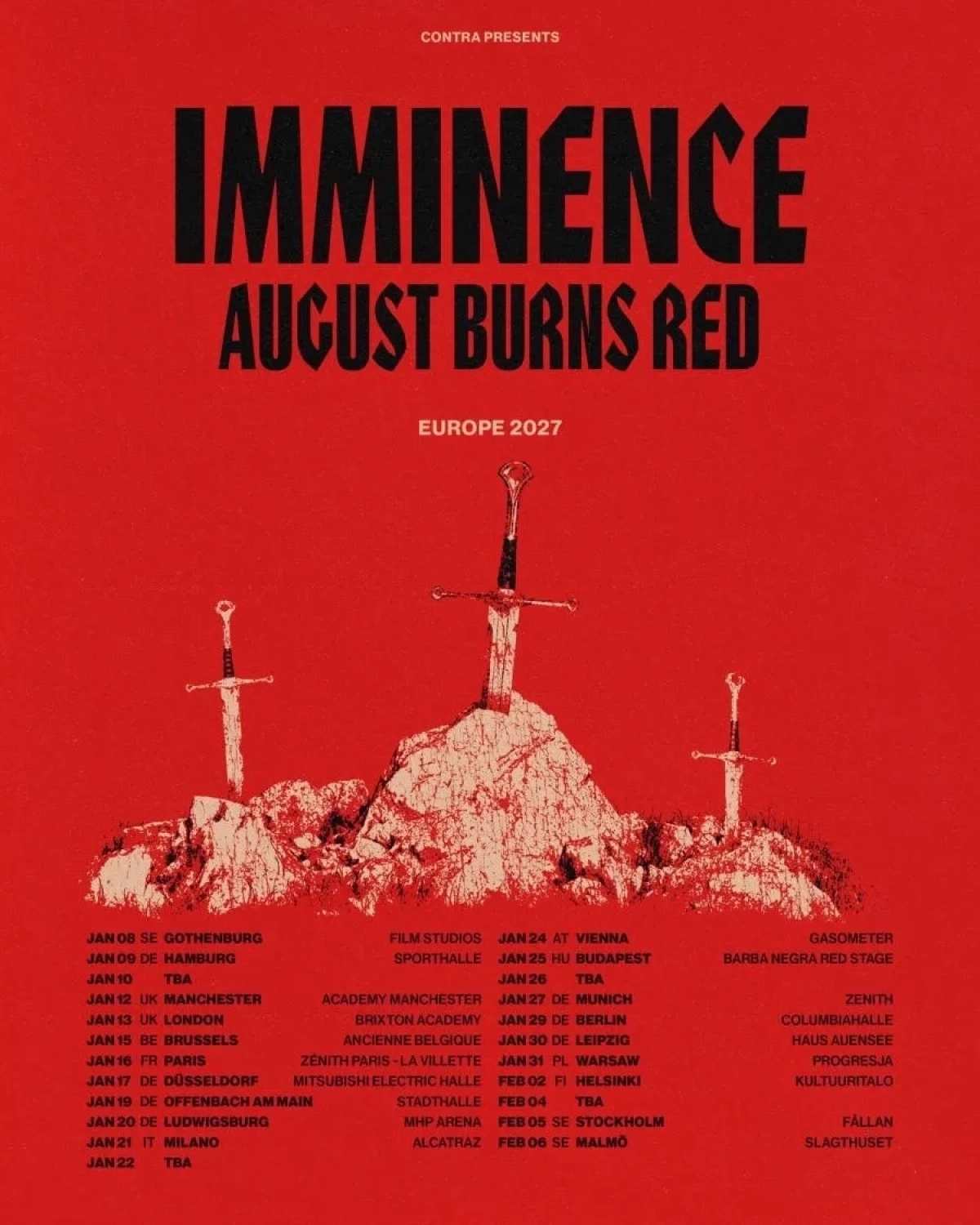 Billets Imminence (Stadthalle Offenbach - Offenbach)