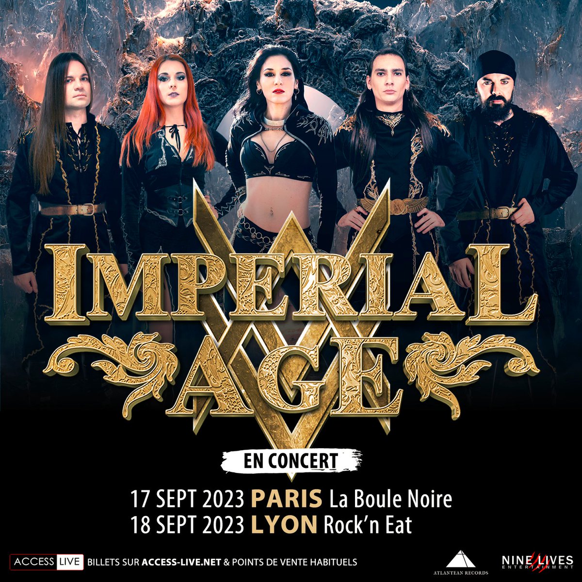 Billets Imperial Age (La Boule Noire Paris) du 17 septembre 2023