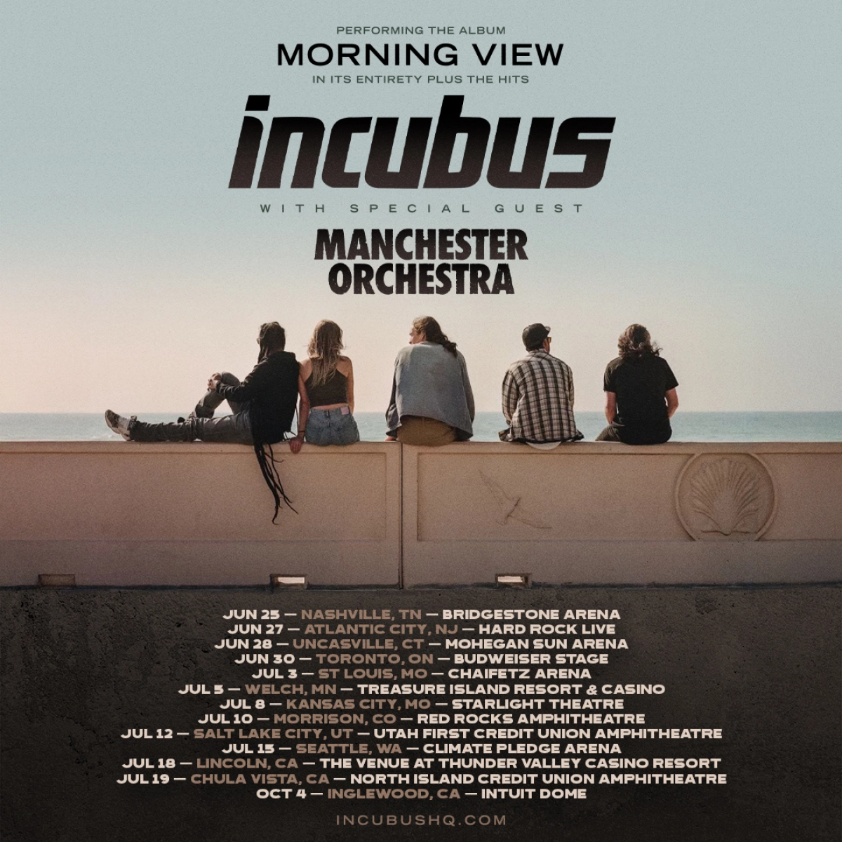 Incubus at Budweiser Stage Tickets