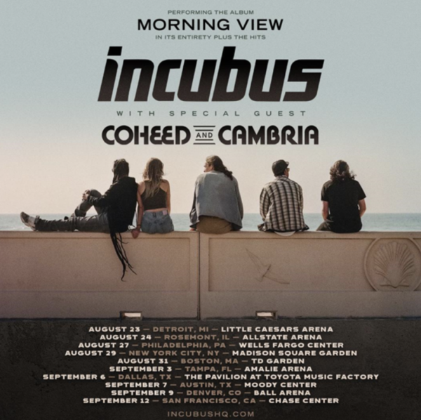 Billets Incubus - Performing Morning View In Its Entirety - The Hits (Amalie Arena - Tampa)