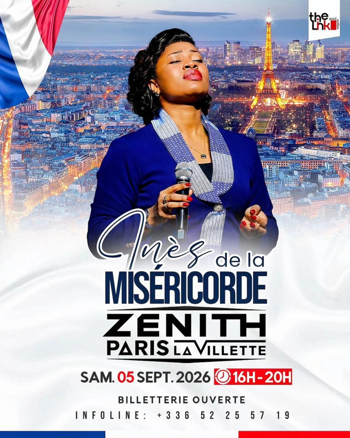 Inès de la Miséricorde in der Zenith Paris Tickets