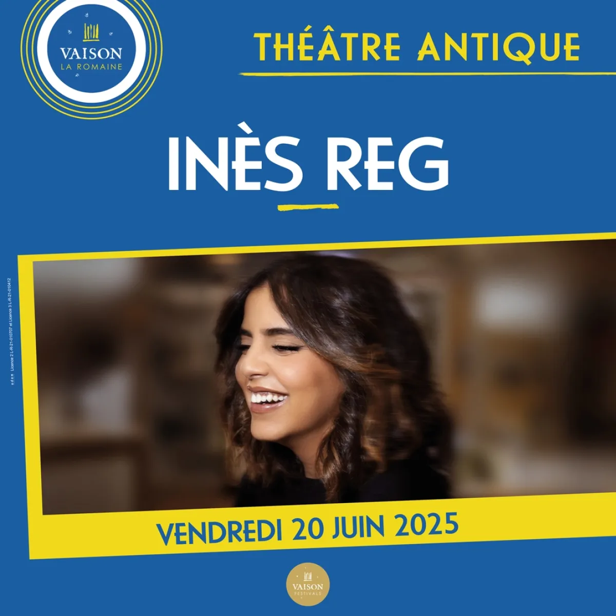Ines Reg at Theatre Antique Vaison La Romaine Tickets