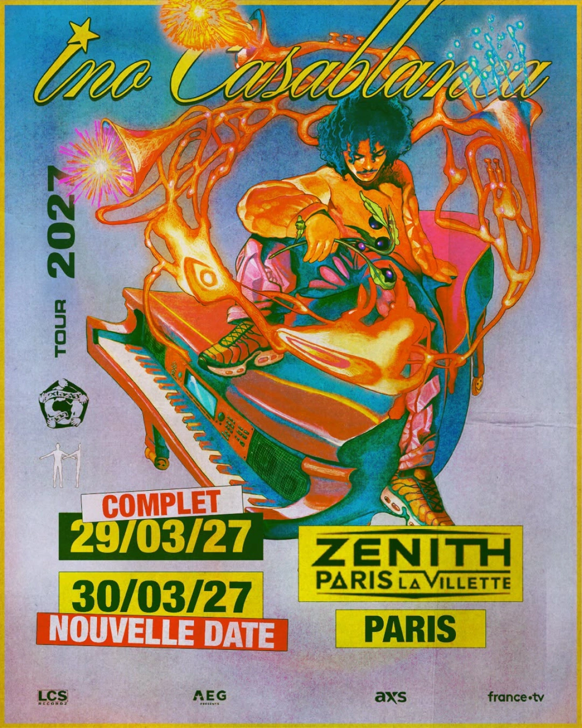 Billets Ino Casablanca (Zenith Paris - Paris)