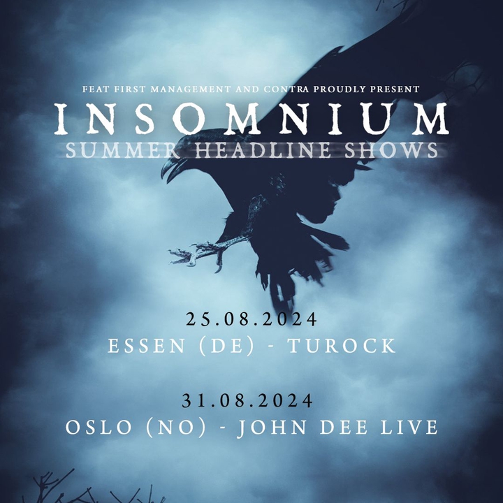 Billets Insomnium - Summer Headline Shows (Turock - Essen)