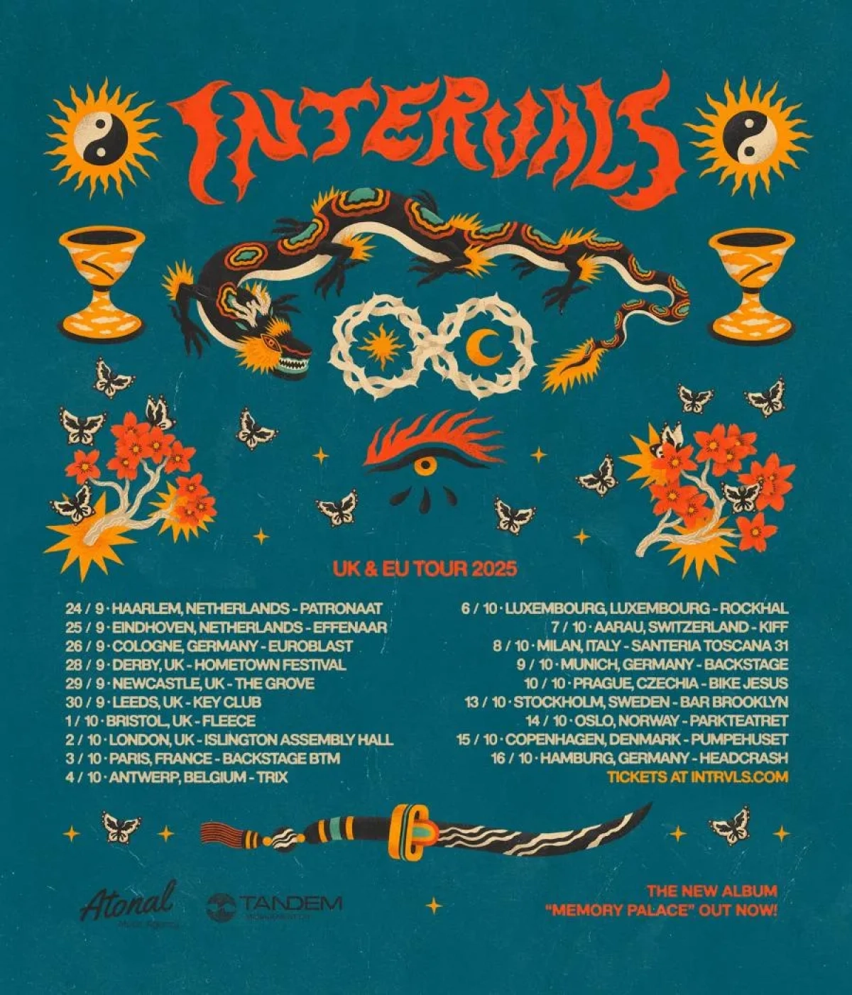 Intervals en HeadCRASH Tickets