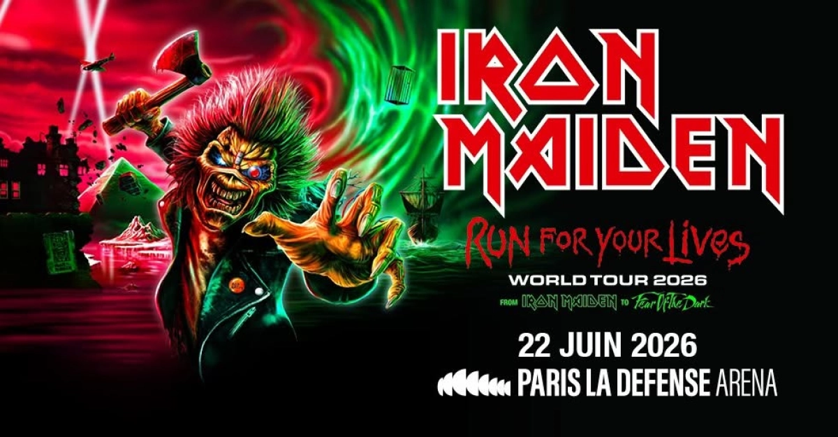 Billets Iron Maiden (Paris La Defense Arena - Paris)