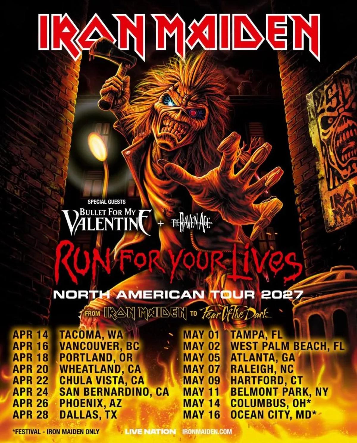 Iron Maiden al Rogers Arena Tickets