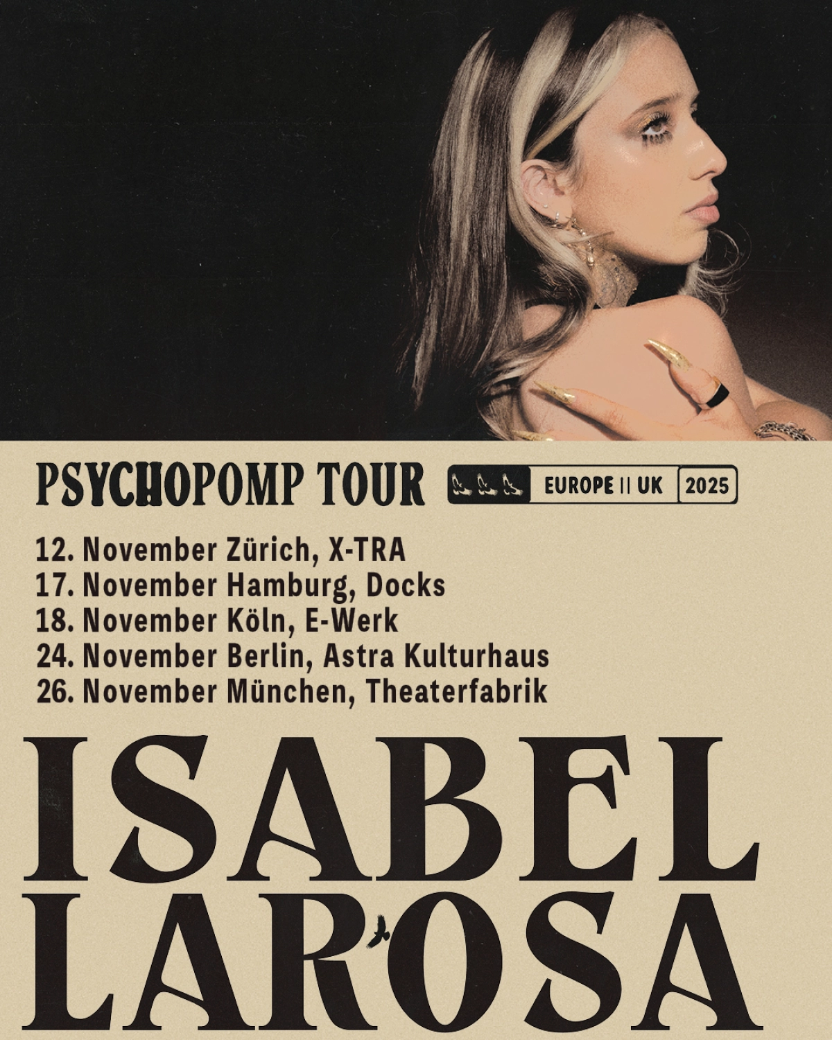 Billets Isabel LaRosa (Docks Hamburg - Hambourg)