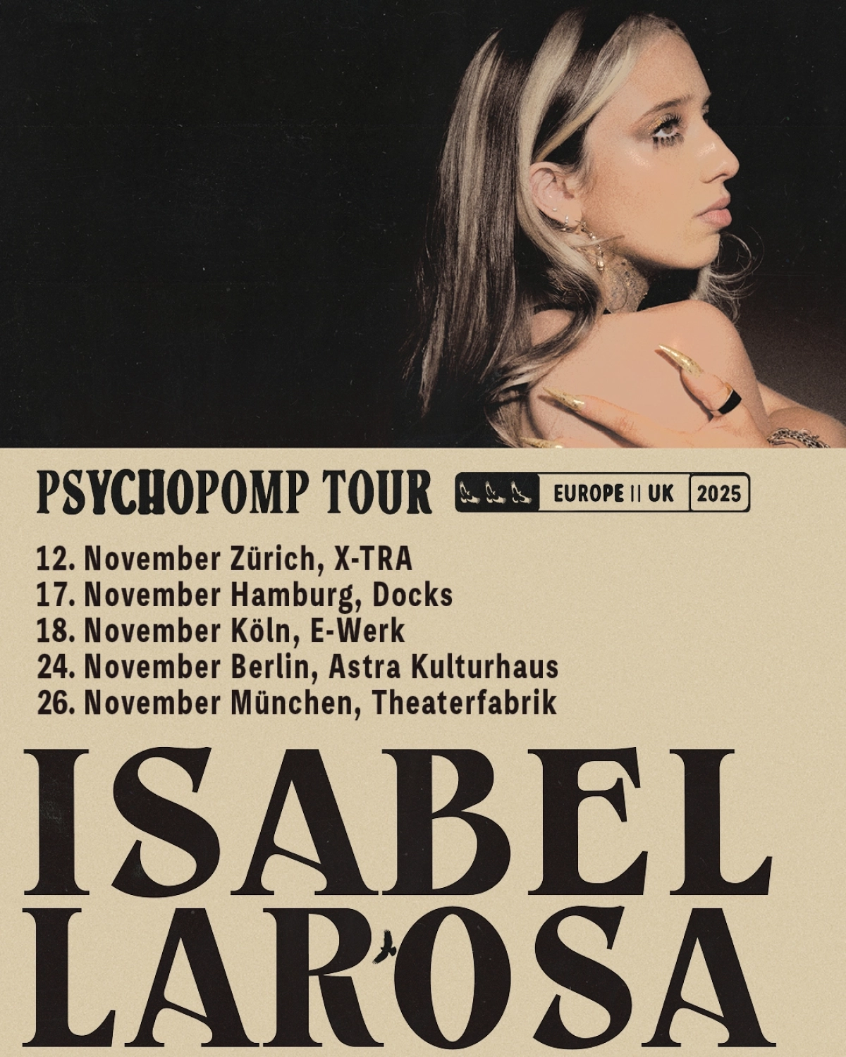 Billets Isabel LaRosa (Theaterfabrik München - Munich)