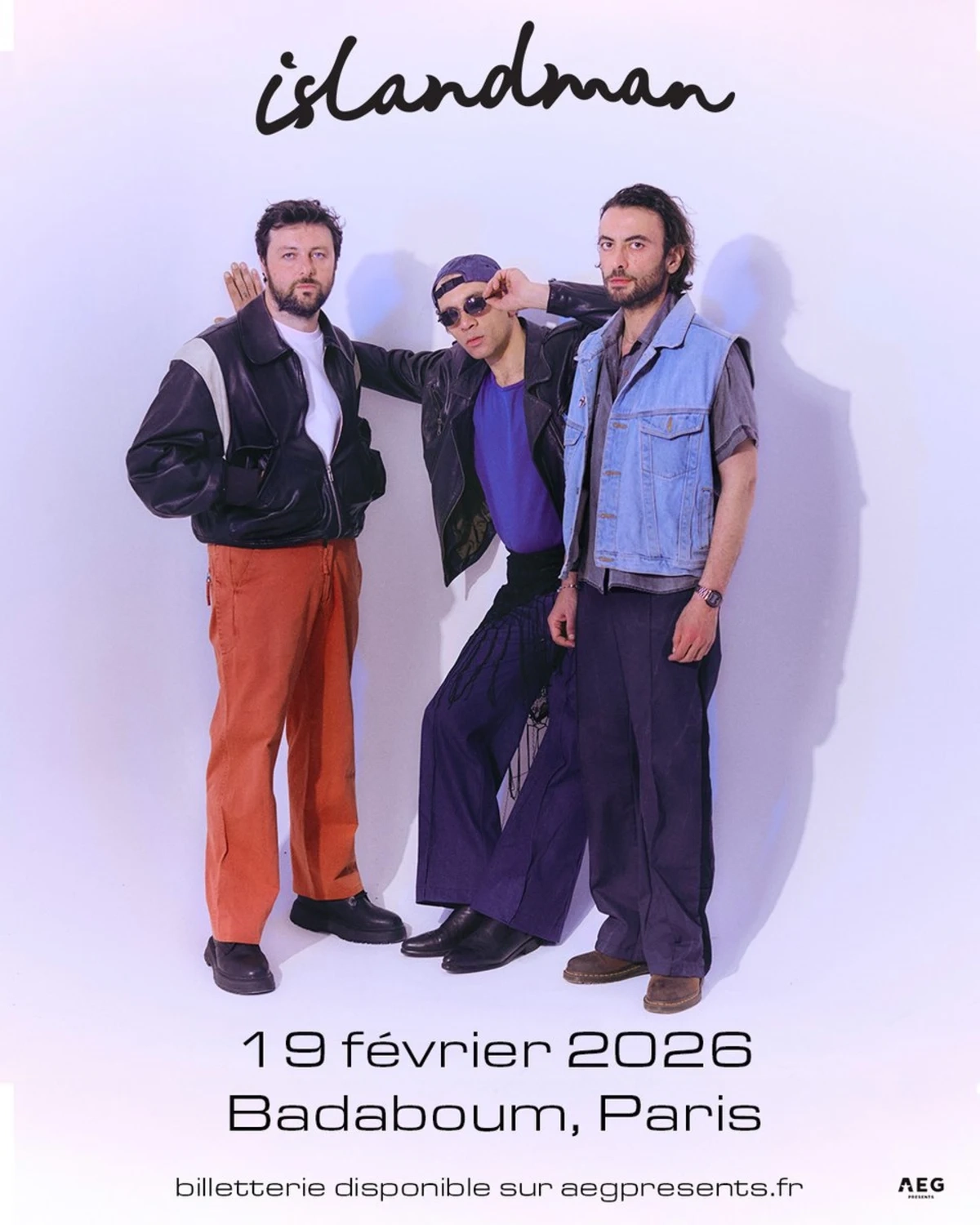 Islandman en Badaboum Tickets