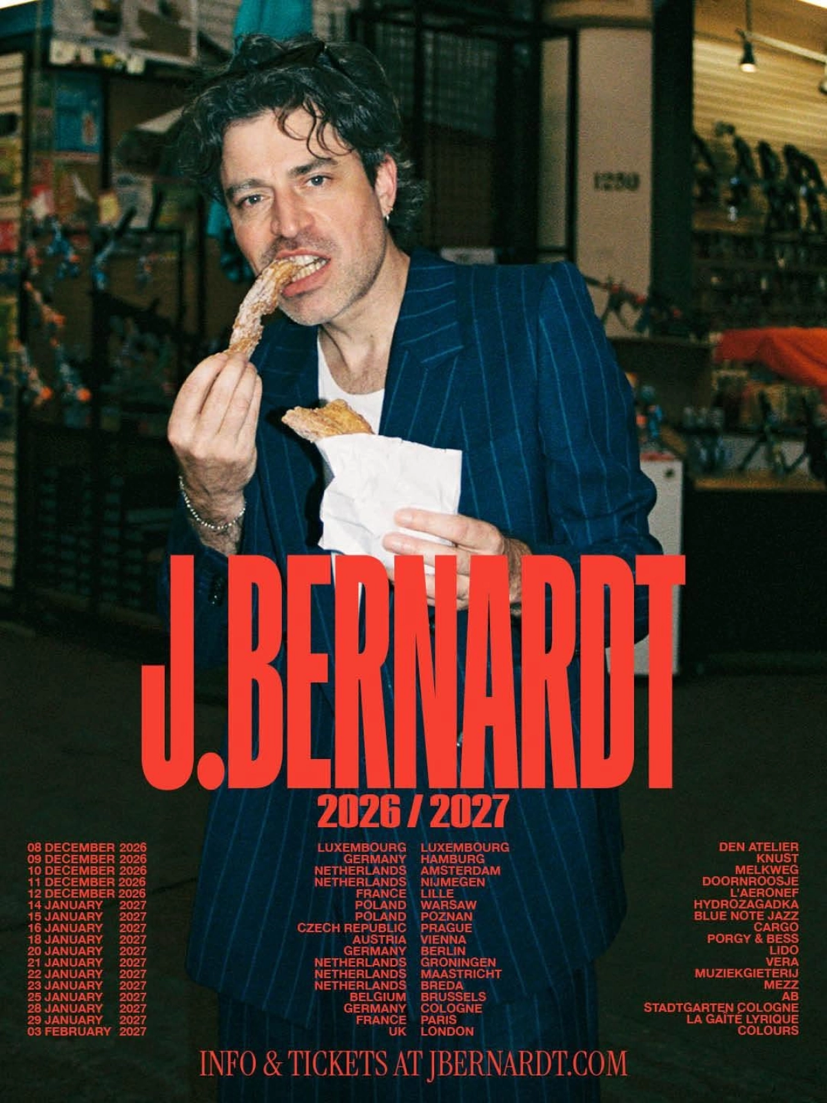 J. Bernardt en Knust Tickets