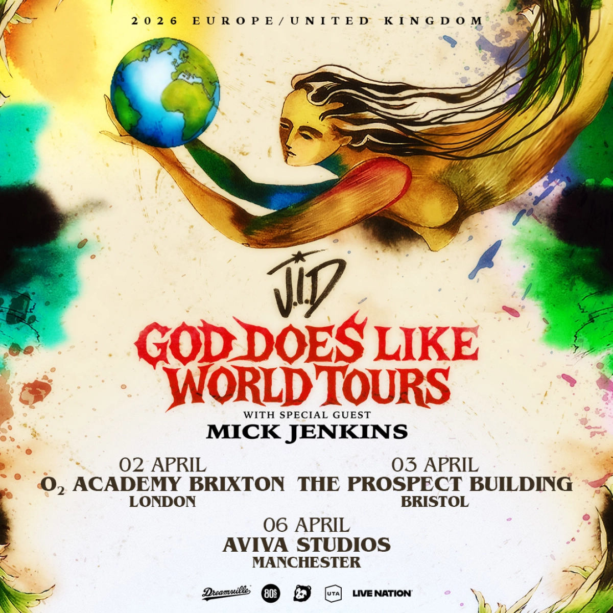Billets J.I.D (O2 Academy Brixton - Londres)