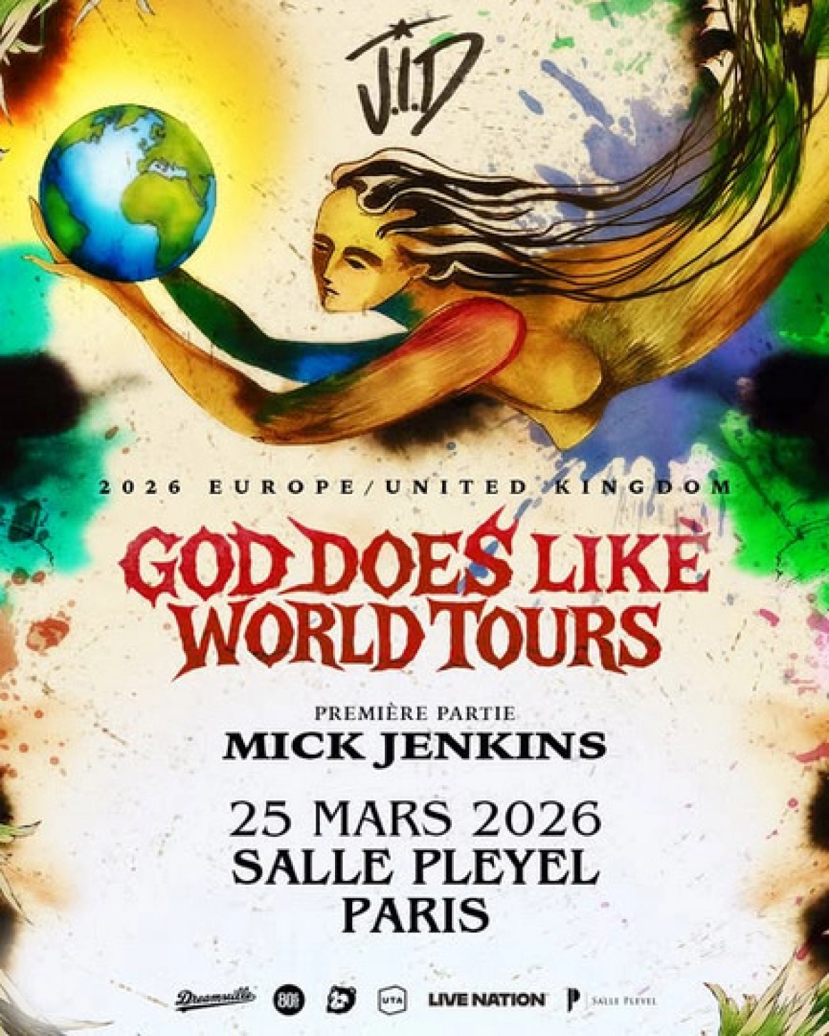 Billets J.I.D (Salle Pleyel - Paris)