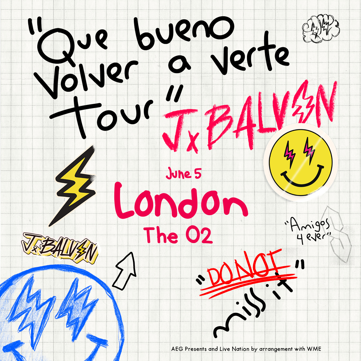 J Balvin al The O2 Arena Tickets