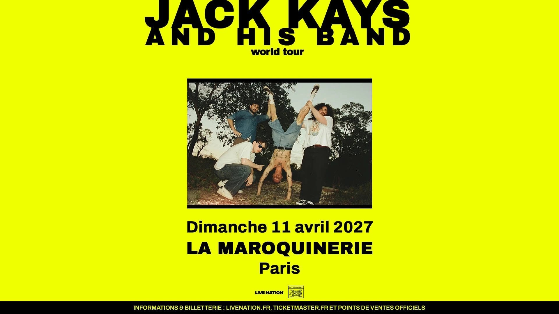 Jack Kays at La Maroquinerie Tickets