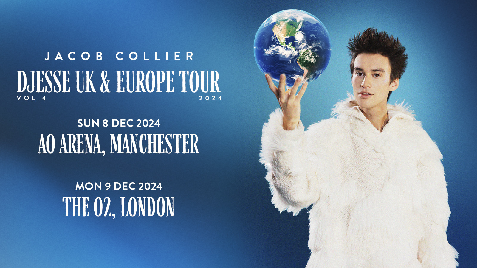 Jacob Collier in der Manchester AO Arena Tickets
