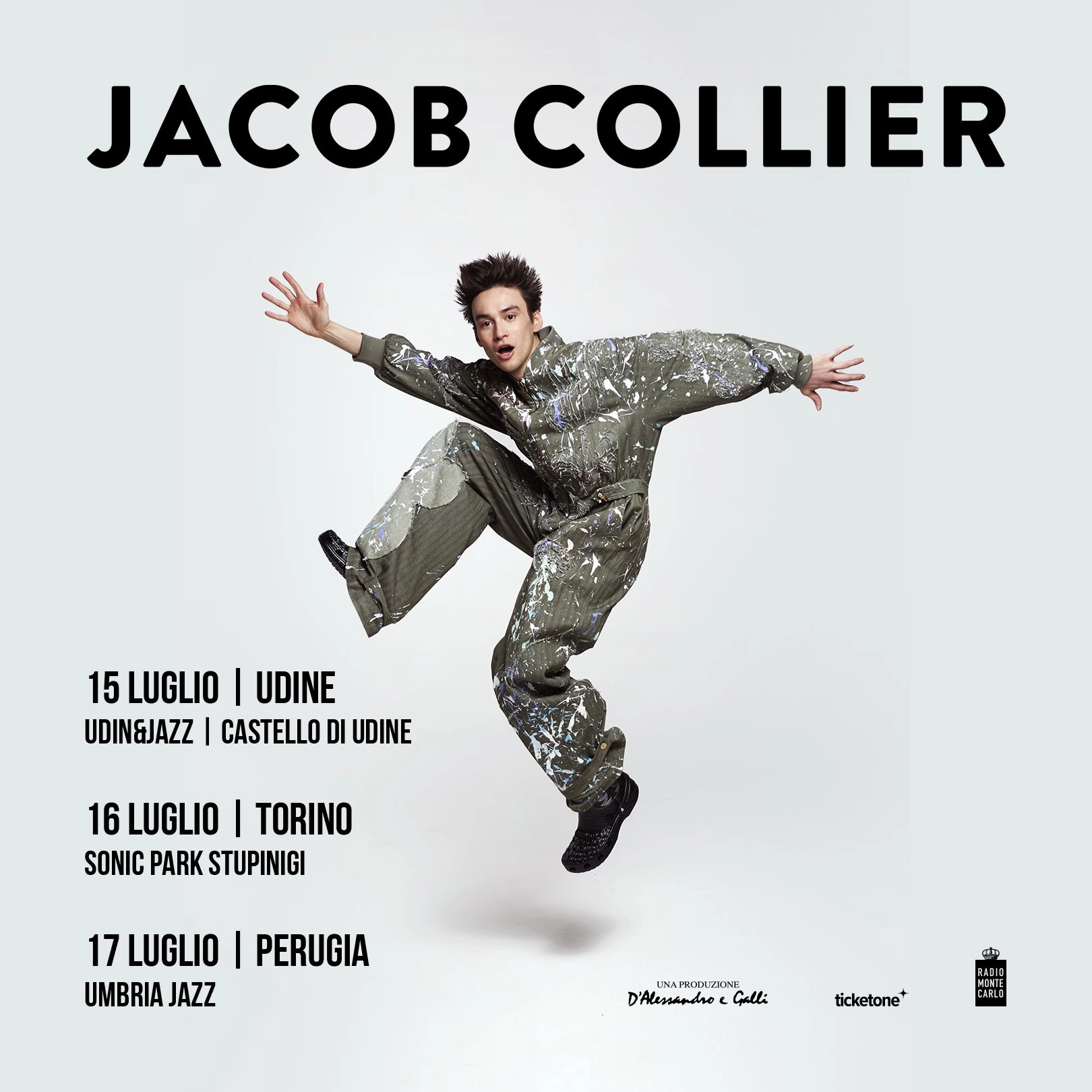 Billets Jacob Collier (Piazza Castello Udine - Udine)