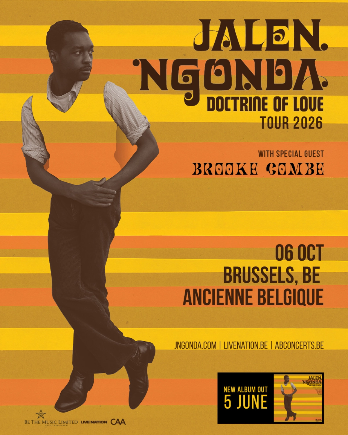 Jalen Ngonda in der Ancienne Belgique Tickets