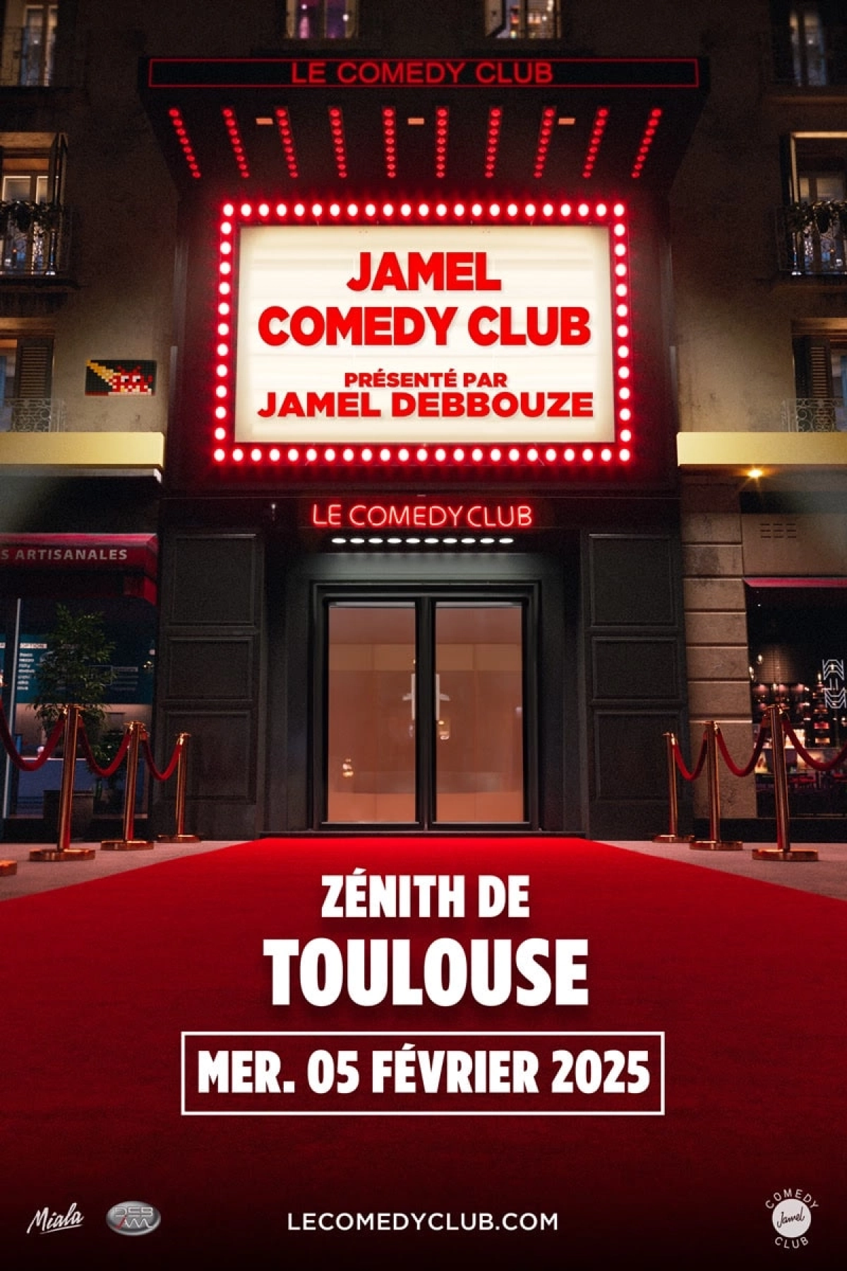 Jamel Comedy Club Zenith Tour 2025 at Zenith Toulouse Tickets