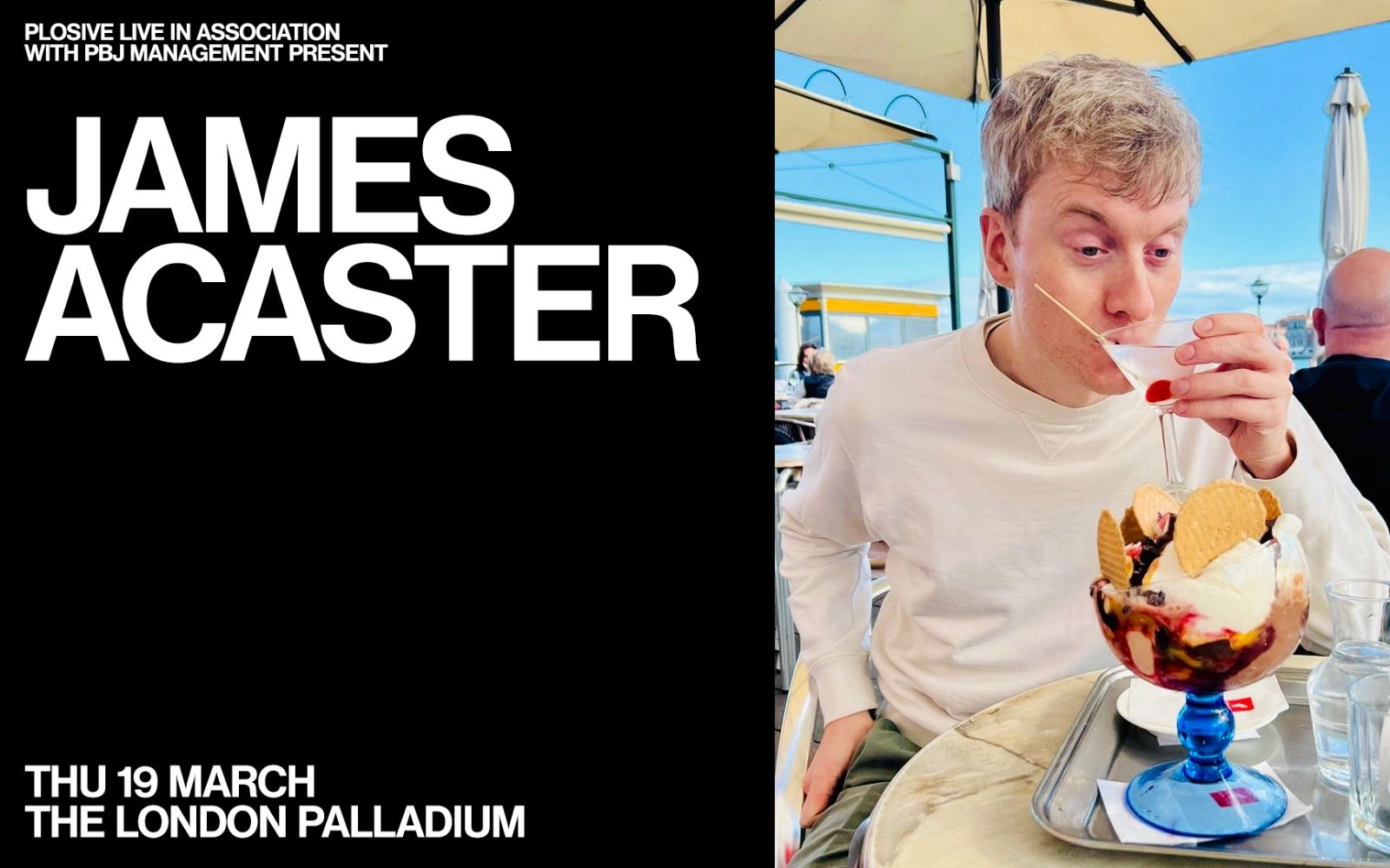 James Acaster en London Palladium Tickets