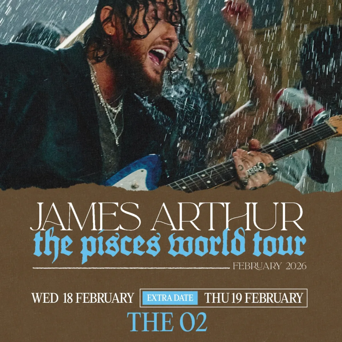 Billets James Arthur (O2 Arena - Londres)