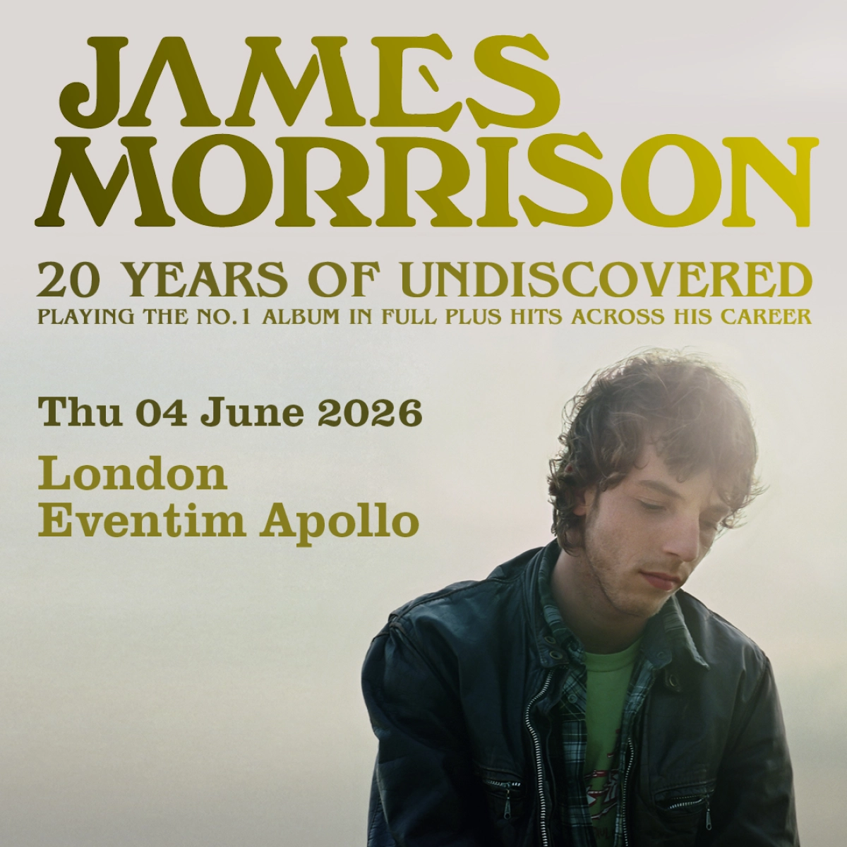 Billets James Morrison (Eventim Apollo - Londres)