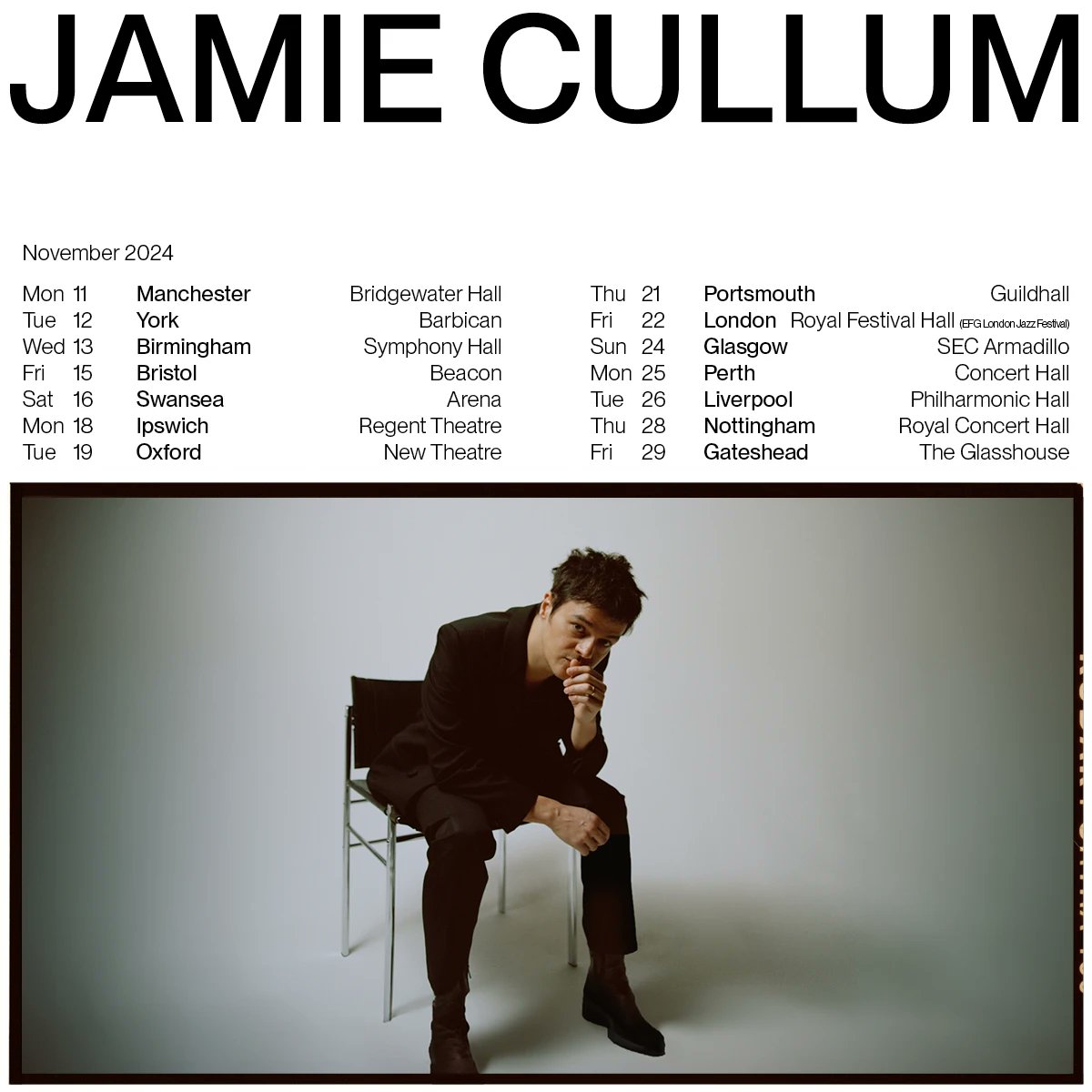 Jamie Cullum at Liverpool Philharmonic Hall Tickets