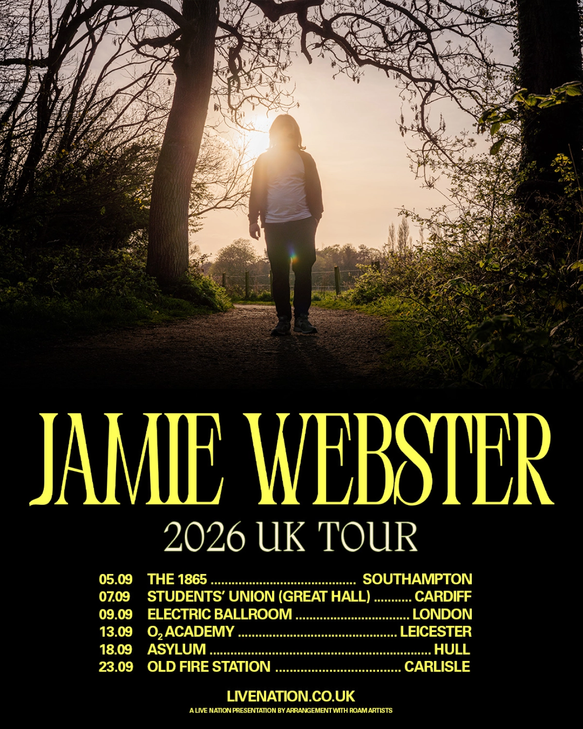 Jamie Webster at Electric Ballroom Tickets