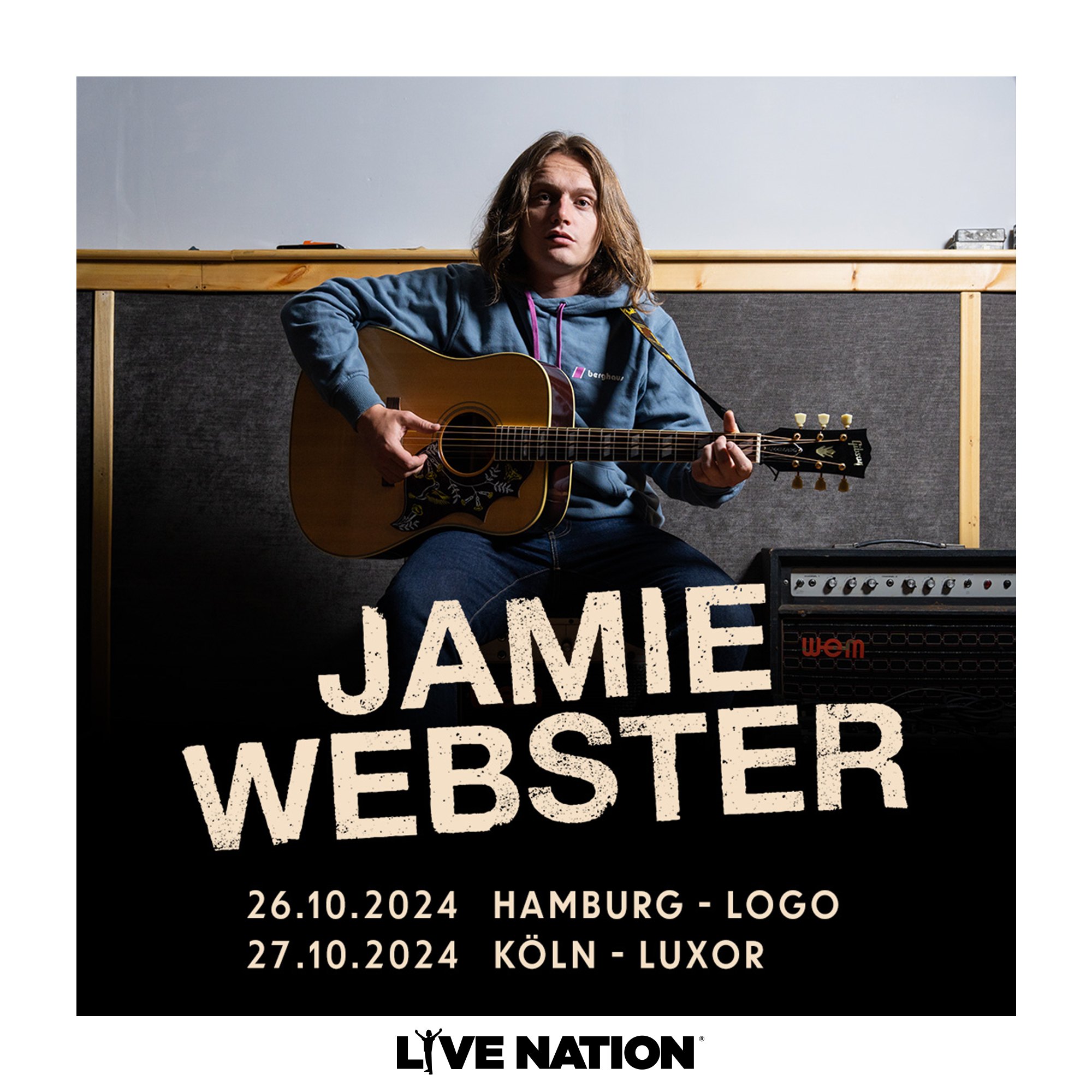 Jamie Webster al LOGO Hamburg Tickets
