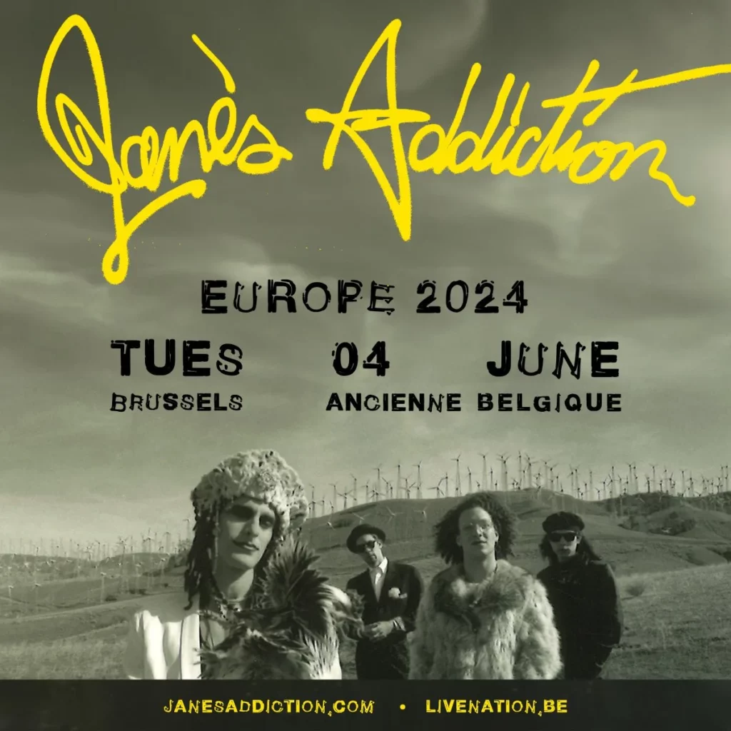 Jane's Addiction at Ancienne Belgique Tickets