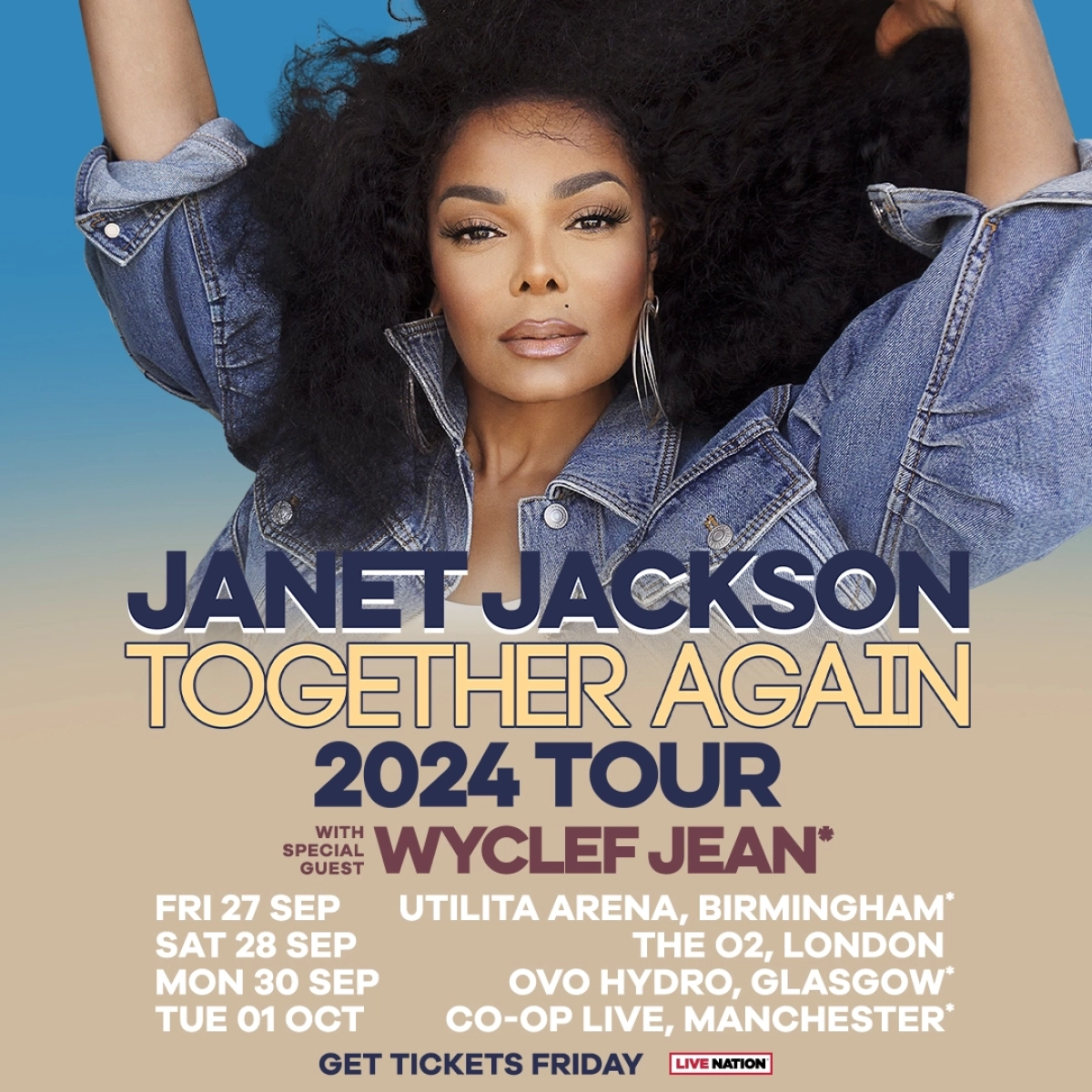 Janet Jackson - Together Again in der Utilita Arena Birmingham Tickets