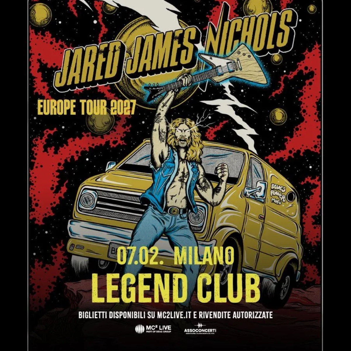 Jared James Nichols at Legend Club Milano Tickets