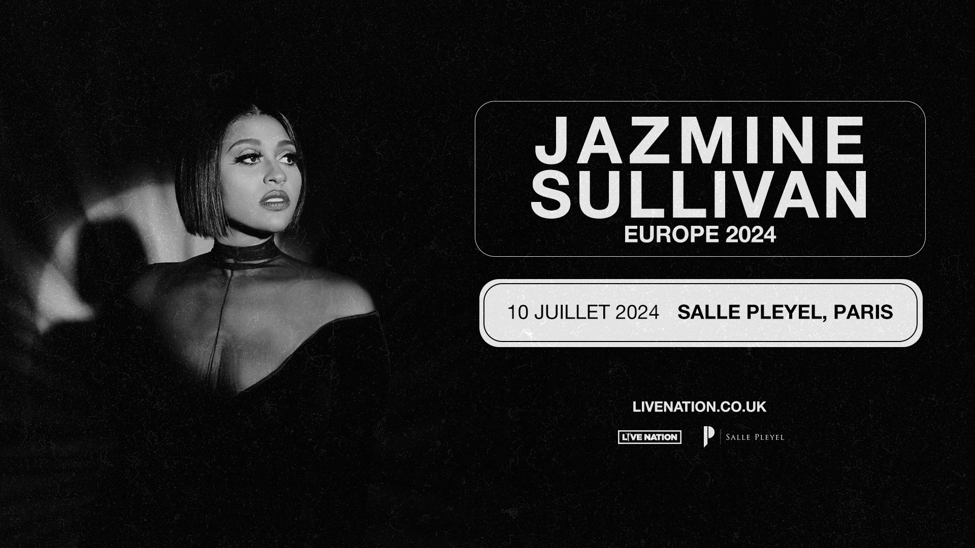 Billets Jazmine Sullivan (Salle Pleyel - Paris)