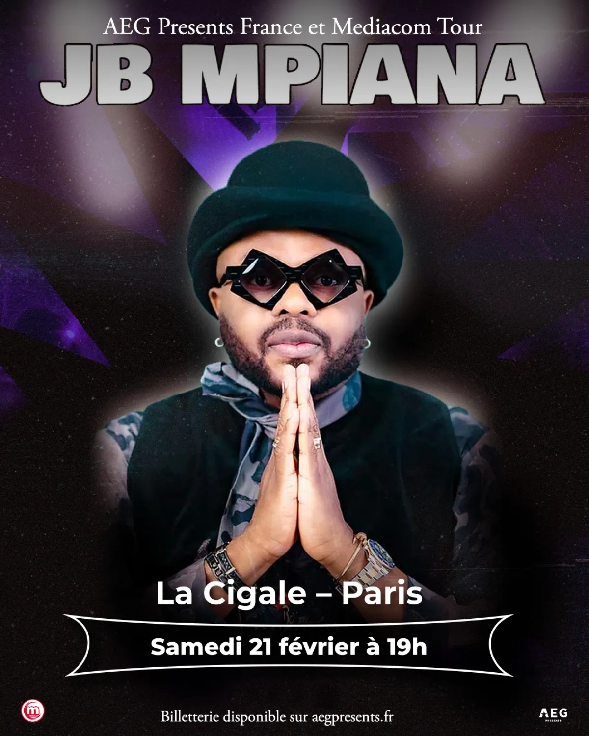 Billets JB Mpiana (La Cigale - Paris)