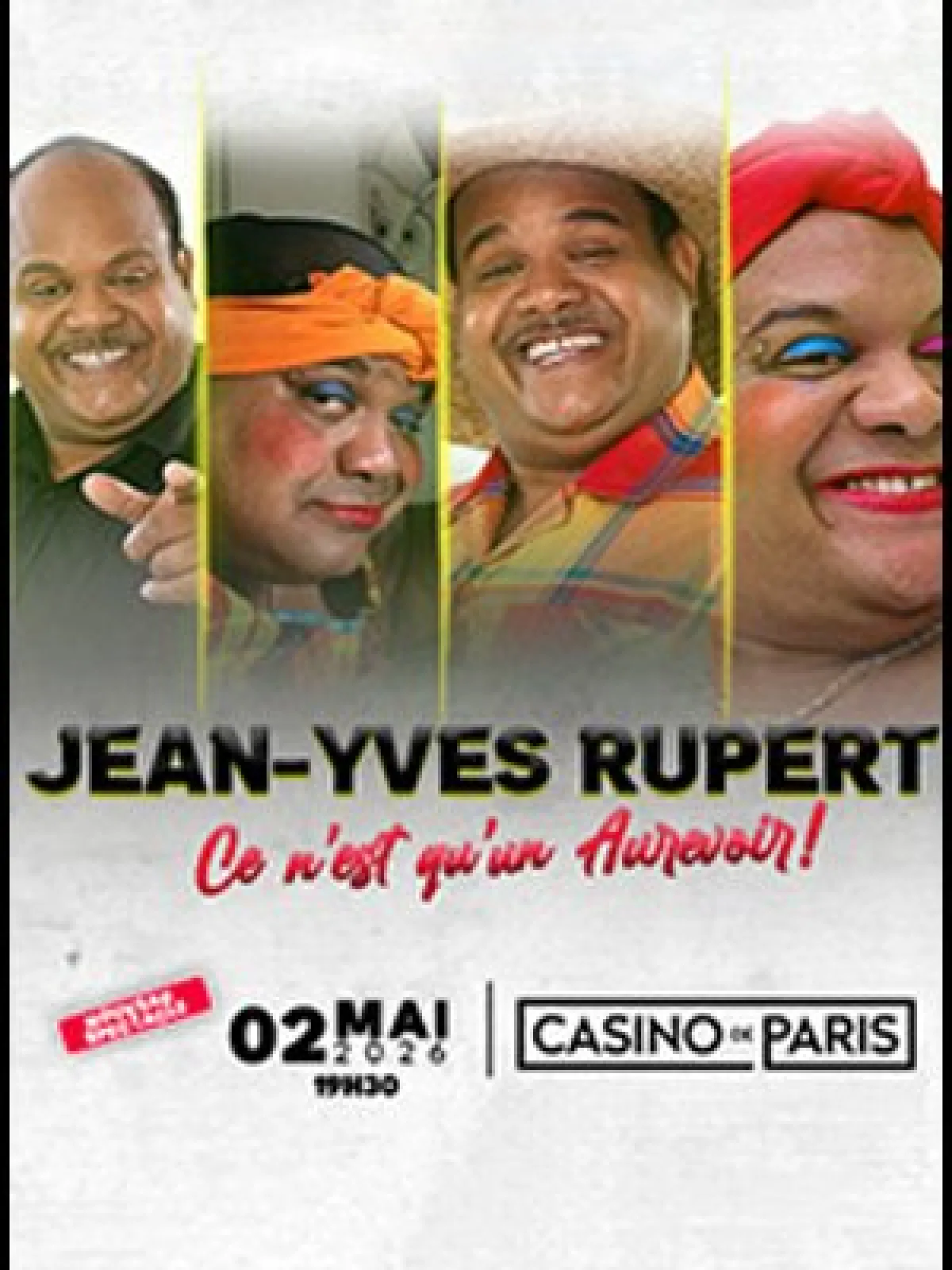 Jean-Yves Rupert at Casino de Paris Tickets