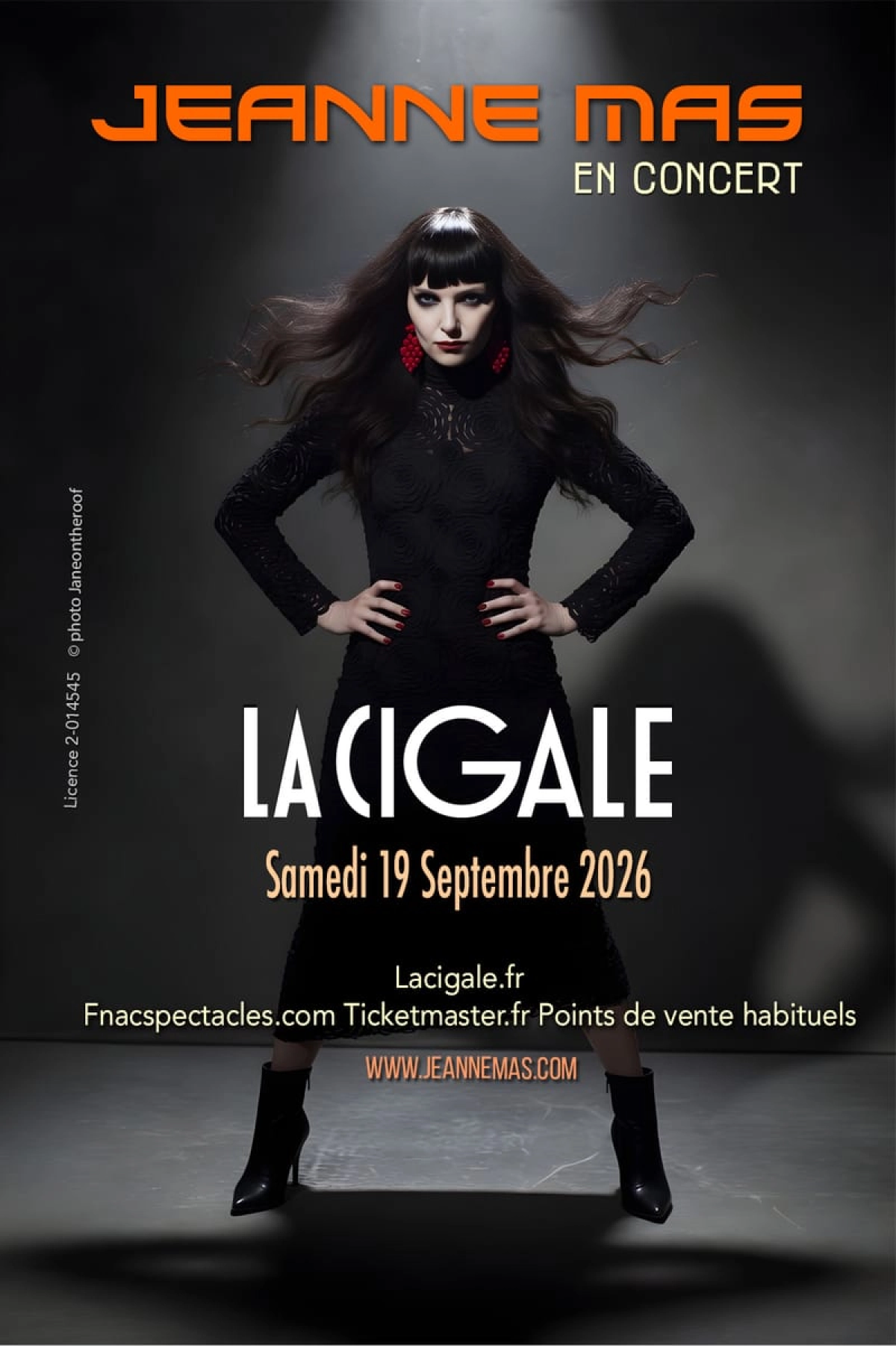 Billets Jeanne Mas (La Cigale - Paris)