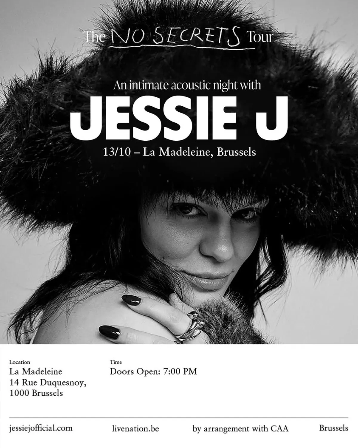 Billets Jessie J (La Madeleine Bruxelles - Bruxelles)