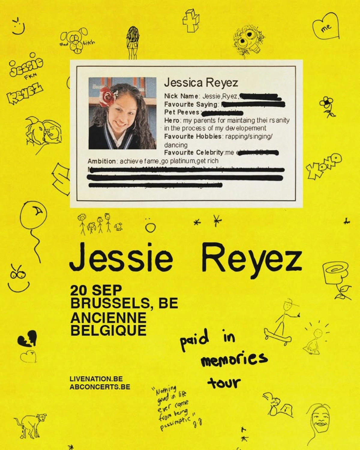 Jessie Reyez al Ancienne Belgique Tickets