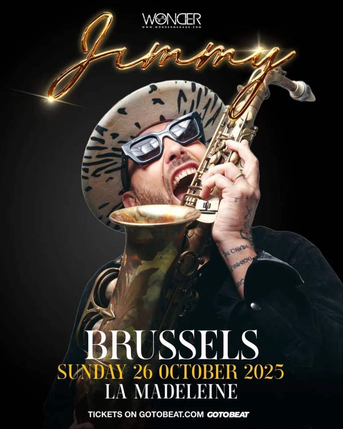 Billets Jimmy Sax (La Madeleine Bruxelles - Bruxelles)