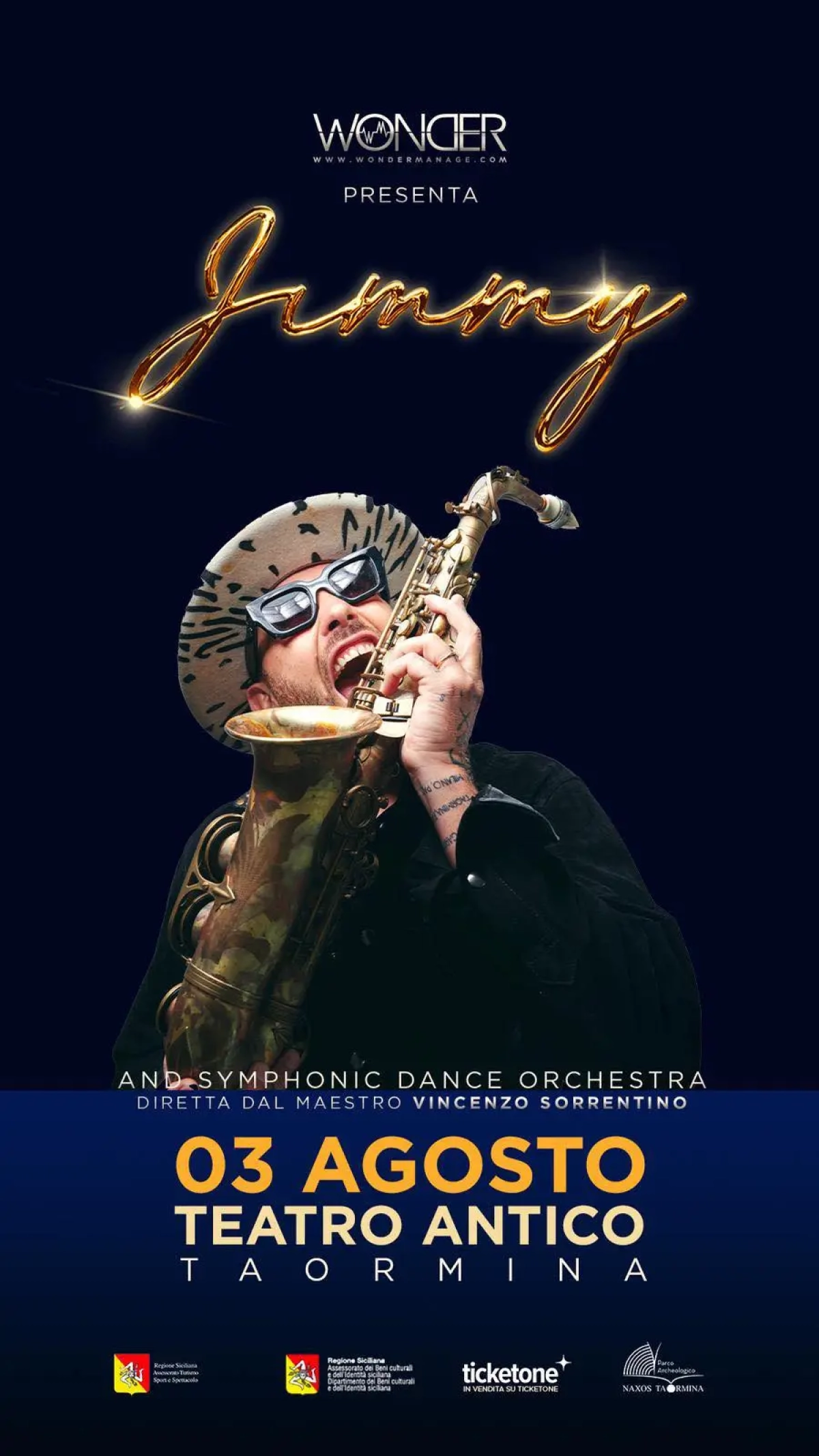Billets Jimmy Sax (Teatro Antico Taormina - Tauromenion)