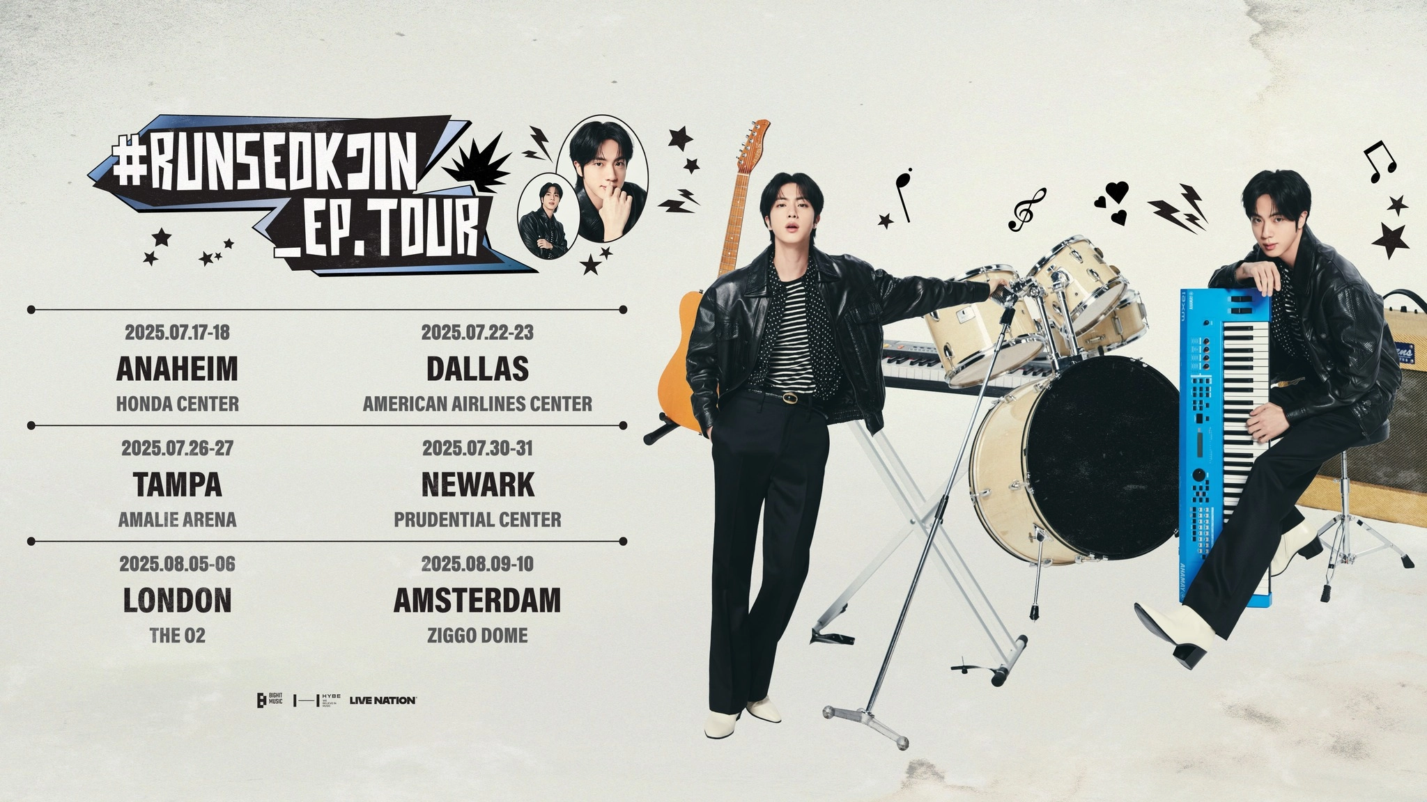 Billets Jin RUNSEOKJIN_EP (Ziggo Dome - Amsterdam)