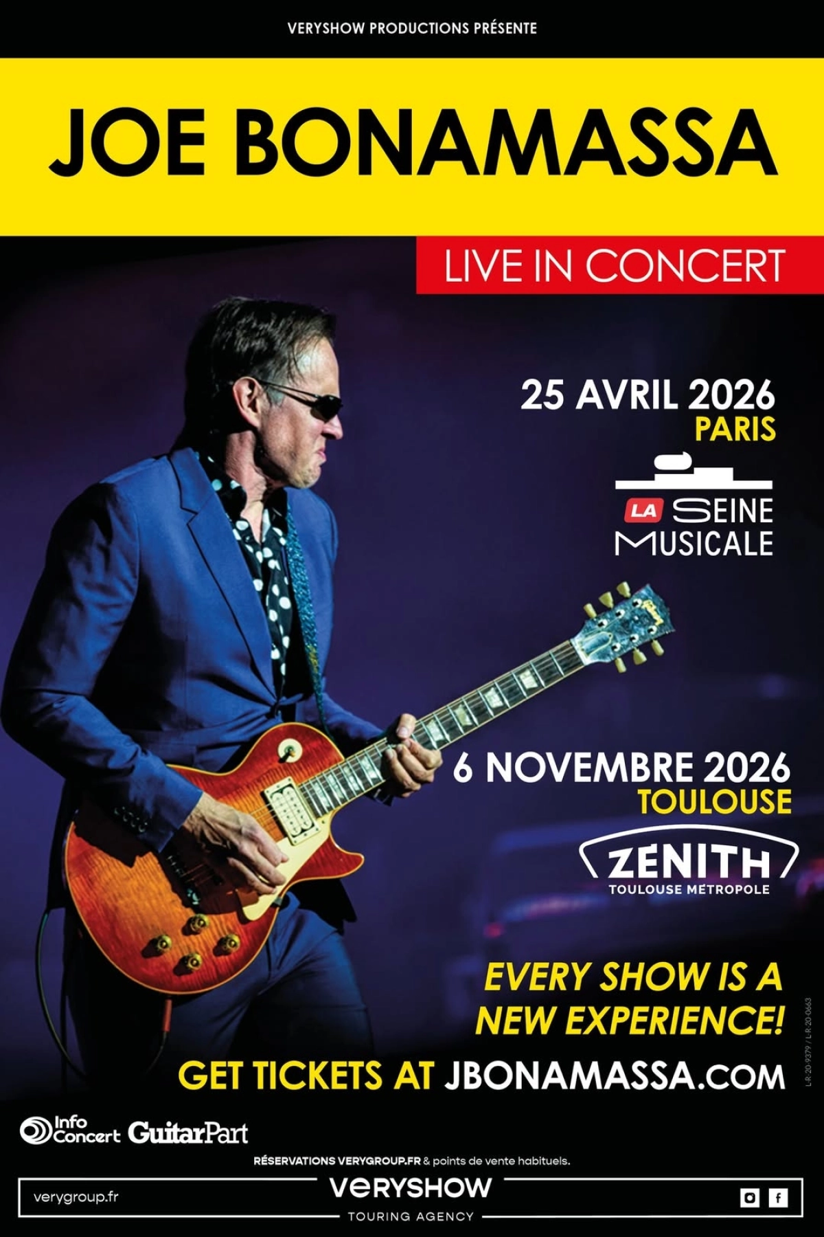 Billets Joe Bonamassa (Zenith Toulouse - Toulouse)