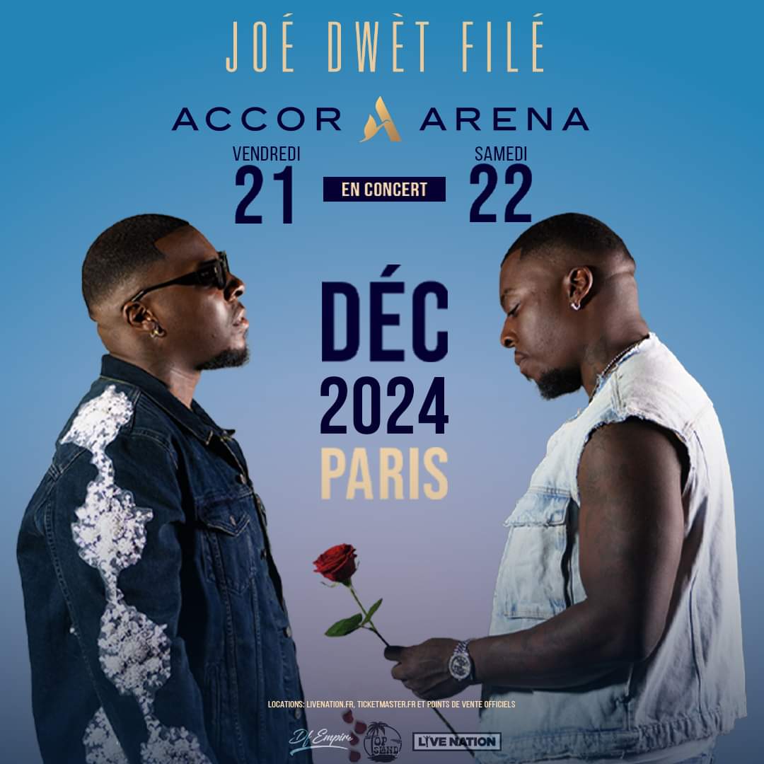 Billets Joé Dwèt Filé (Accor Arena - Paris)