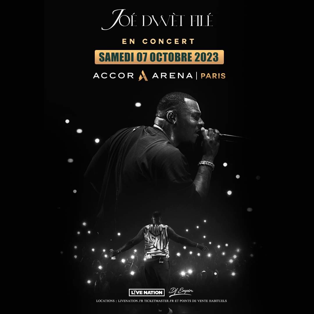 Billets Joé Dwèt Filé (Accor Arena Paris) du 07 octobre 2023 Infos