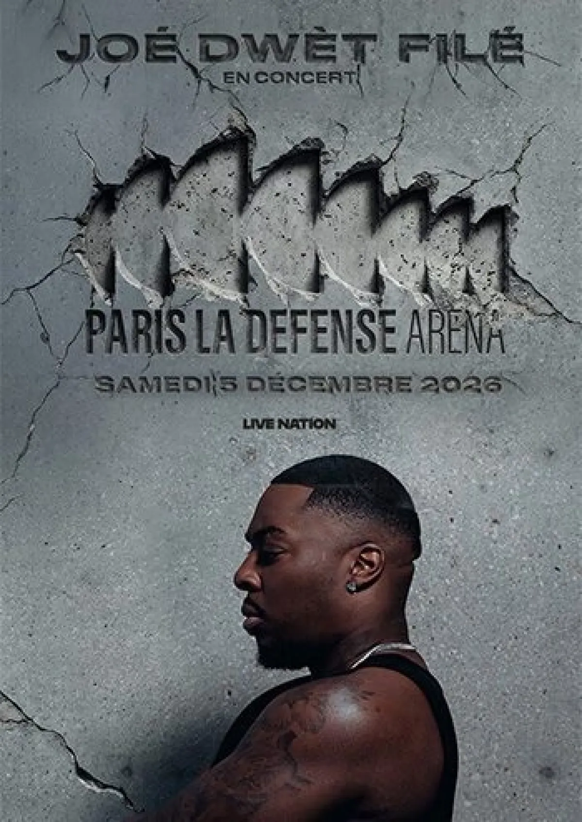 Billets Joé Dwèt Filé (Paris La Defense Arena - Paris)