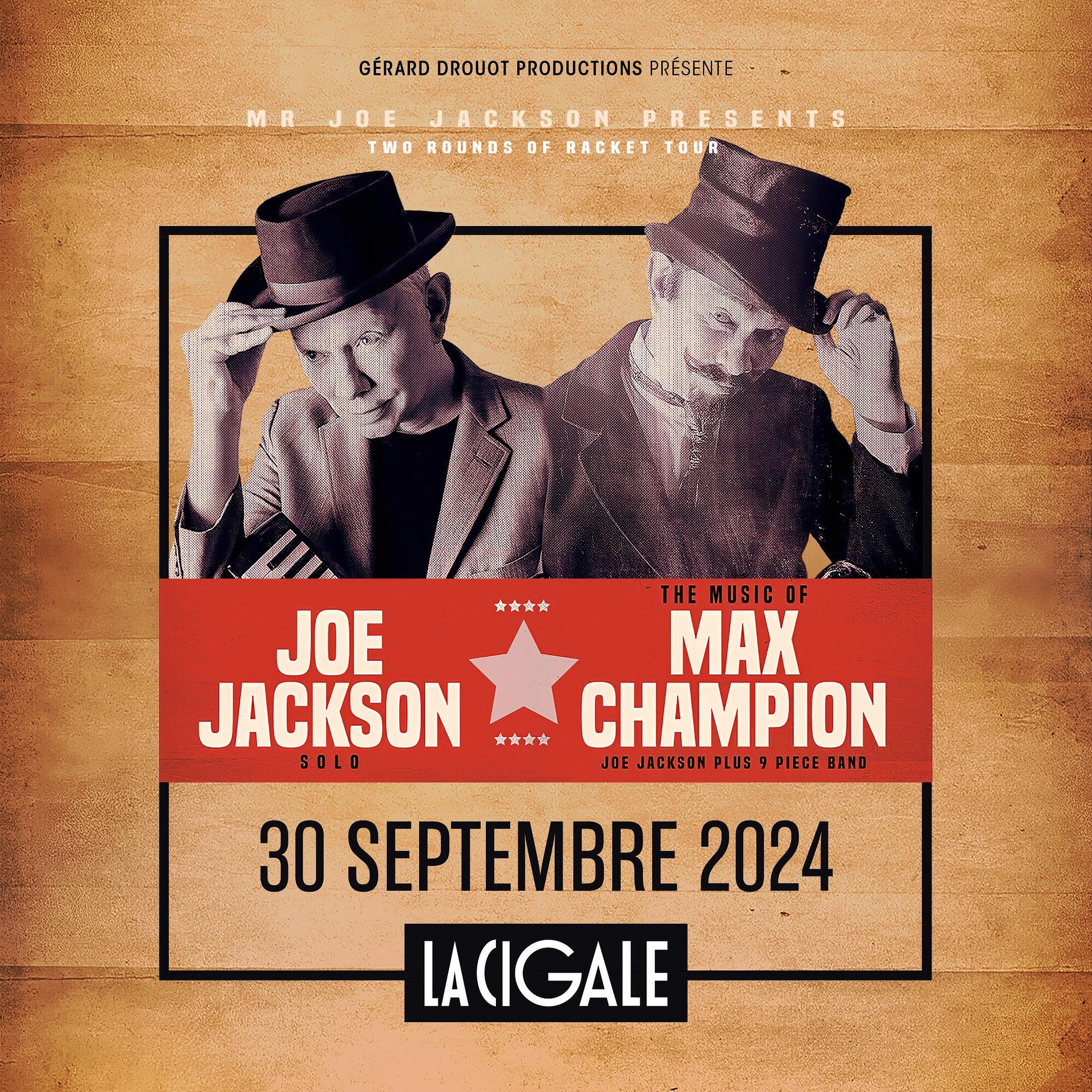Billets Joe Jackson (La Cigale - Paris)