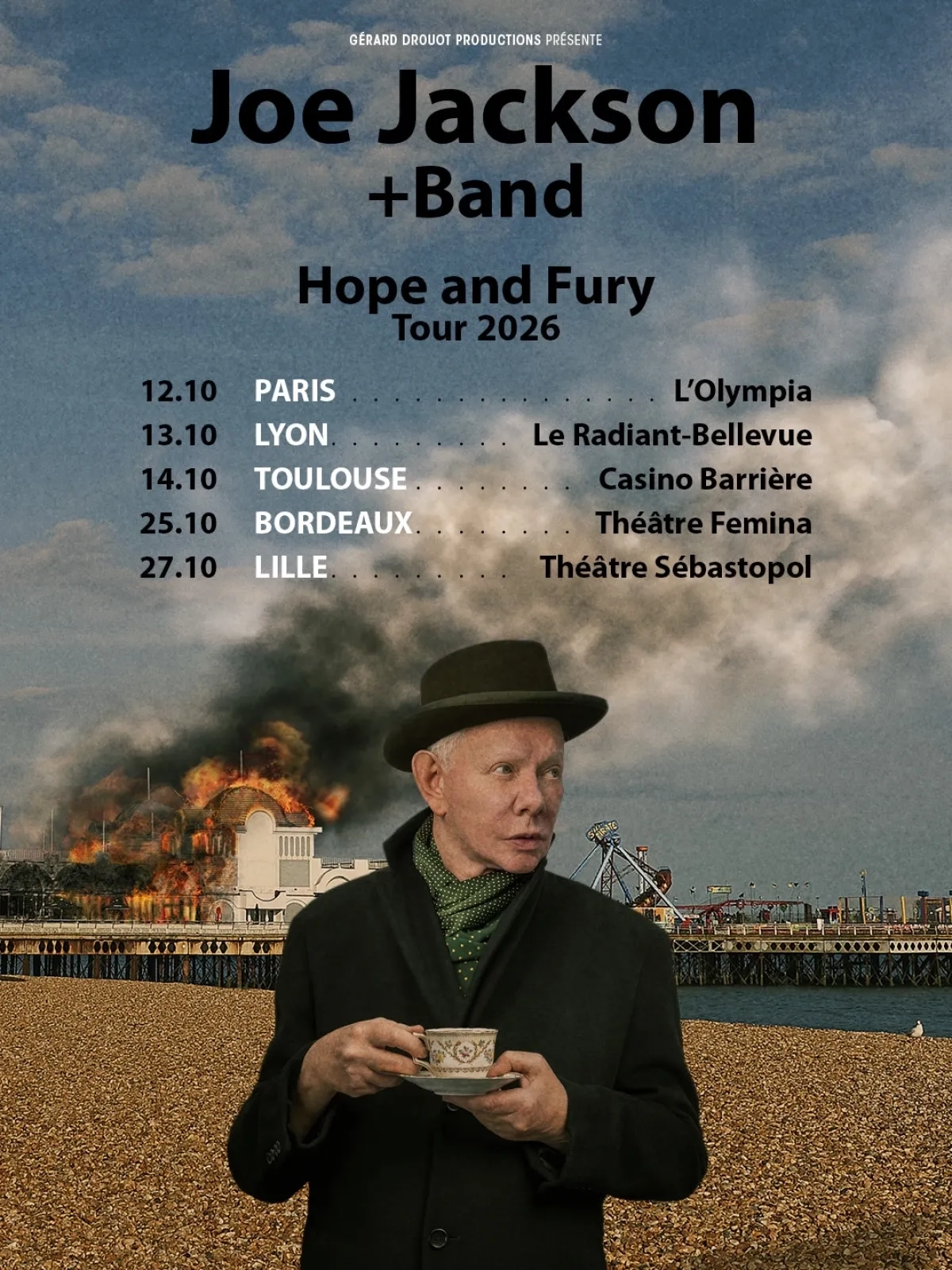 Billets Joe Jackson (Theatre Sebastopol - Lille)