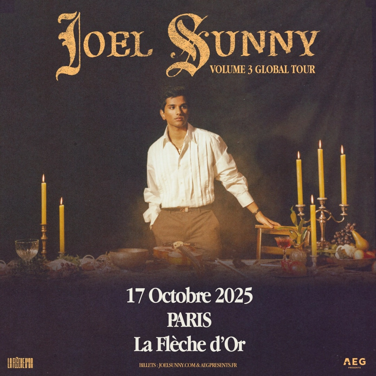 Billets Joel Sunny (La Fleche D'or - Paris)