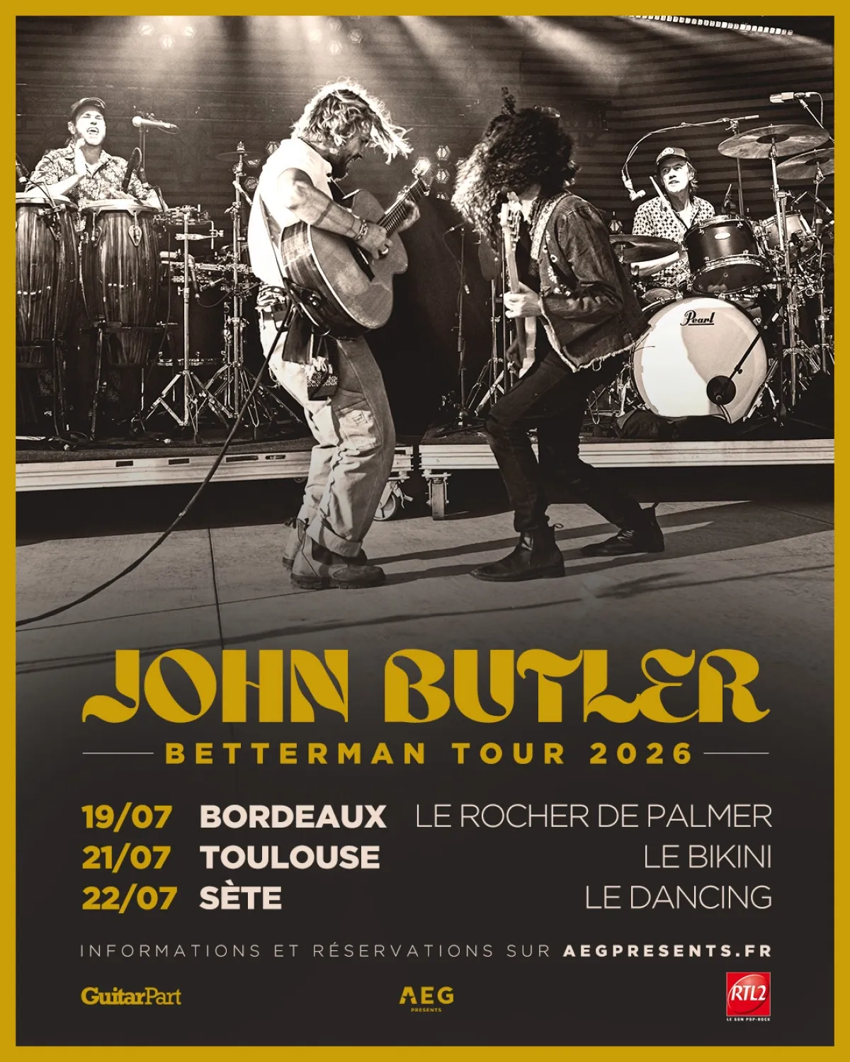 John Butler at Le Bikini Tickets
