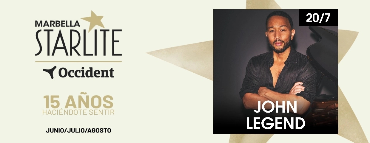 John Legend en Starlite Marbella Tickets